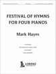 Festival of Hymns for Four Pianos piano sheet music cover